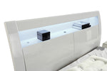 Rosy White High Gloss Ottoman Bed - Storage Lift Up | Single 3FT 