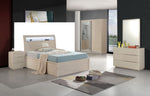 Rosy Cream High Gloss Ottoman Bed - Storage Lift Up | Single 3FT 