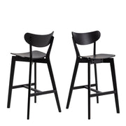 Roxby Bar Stool in Oak Set of 2 