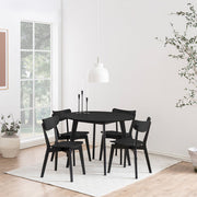 Roxby Dining Chairs in Black Set of 2 