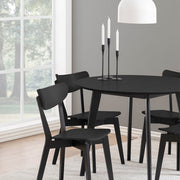 Roxby Dining Chairs in Black Set of 2 