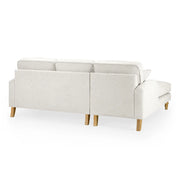Valerie Sofa - Fabric Beige Left Hand Facing Corner - 215 x 160 CM
