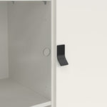Ry China Cabinet 1 Door 1 Glass Door 1 Drawer in Matt White 