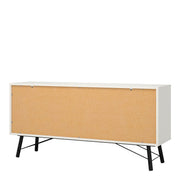 Ry Sideboard 2 Doors 2 Drawers in Matt White 
