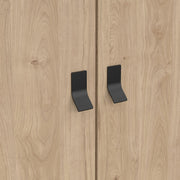 Ry Wardrobe 3 Doors 3 Drawers in Jackson Hickory Oak 