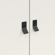 Ry Wardrobe 3 Doors 3 Drawers in Matt White 