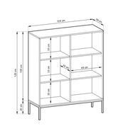 Nova Highboard Cabinet 104cm