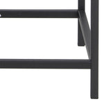 Seaford 2 Glass Door Display Cabinet in Black 