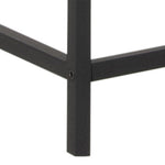 Seaford Tall Black Metal 2 Door Display Cabinet 