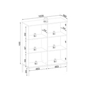 Sento Highboard Cabinet 104cm