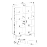 Sento Display Cabinet 104cm