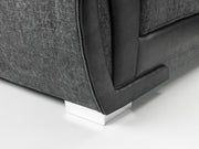 Shannon Sofa - Black/Grey 3 Seater - 193 CM 