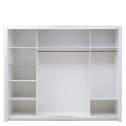 Siena 12 Sliding Door Wardrobe 258cm with LED 