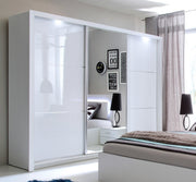 Siena 12 Sliding Door Wardrobe 258cm with LED 