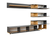 Silk in Anthracite Entertainment Unit 