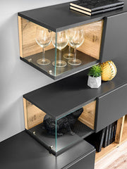 Silk in Anthracite Entertainment Unit 