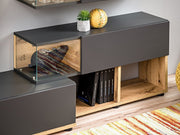 Silk in Anthracite Entertainment Unit 