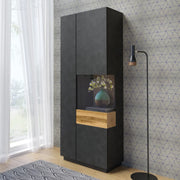 Silke 13 Tall Display Cabinet 80cm