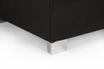 Sloane Sofa Black U Shape Corner  - 335 x 190 x 190 CM 