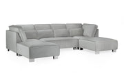 Sloane Sofa Grey U Shape Corner - 335 x 190 x 190 CM 