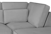 Sloane Sofa Grey U Shape Corner - 335 x 190 x 190 CM 