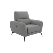 Sorrento Grey Fabric Electric Recliner Armchair