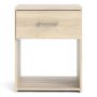 Space Bedside 1 Drawer in Oak 