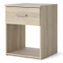 Space Bedside 1 Drawer in Oak 