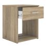Space Bedside 1 Drawer in Oak 