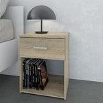 Space Bedside 1 Drawer in Oak 