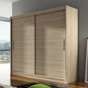 Stealth I 180cm Sliding Door Wardrobe Sonoma 