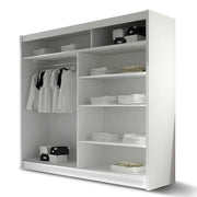 Stealth I 180cm Sliding Door Wardrobe Sonoma 