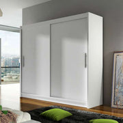 Stealth I 180cm Sliding Door Wardrobe White 