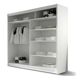 Stealth III 180 White Wardrobe 
