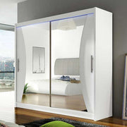 Stealth V 180cm Sliding Door Wardrobe White 