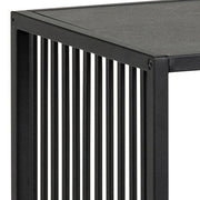 Strington Bookcase with 2 Shelves in Black 