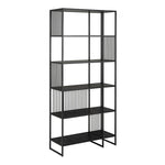 Strington Bookcase with 5 Shelves in Black 