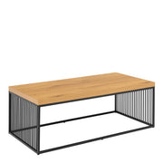 Strington Coffee Table in Black and Oak 