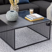 Strington Square Coffee Table in Black 