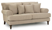 Summer Beige Fabric 2 Seater Sofa