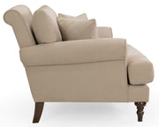 Summer Beige Fabric 2 Seater Sofa