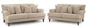 Summer Beige Fabric 3+2 Seater Sofa Set