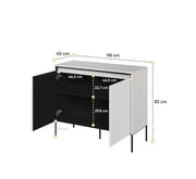 Trend TR-02 Sideboard Cabinet 98cm