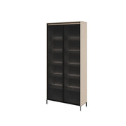 Trend TR-07 Tall Display Cabinet 92cm [Beige] - White Background