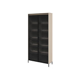 Trend TR-07 Tall Display Cabinet 92cm [Beige] - White Background