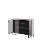 Trend TR-08 Display Cabinet 150cm [White Matt] - Interior Layout
