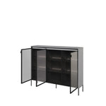 Trend TR-08 Display Cabinet 150cm [Grey Matt] - Interior Layout