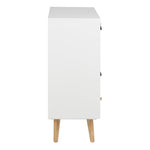 Thais White Shabby Chic Multi Coloured 11 Drawer Chest 