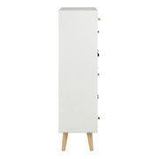 Thais White Shabby Chic Multi Coloured 13 Drawer Chest 