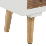 Thais White Shabby Chic Multi Coloured 9 Drawer Chest 